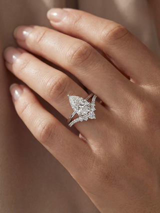 Witgoud ringen met 2.42ct Diamant ( IGI Gecertificeerd )